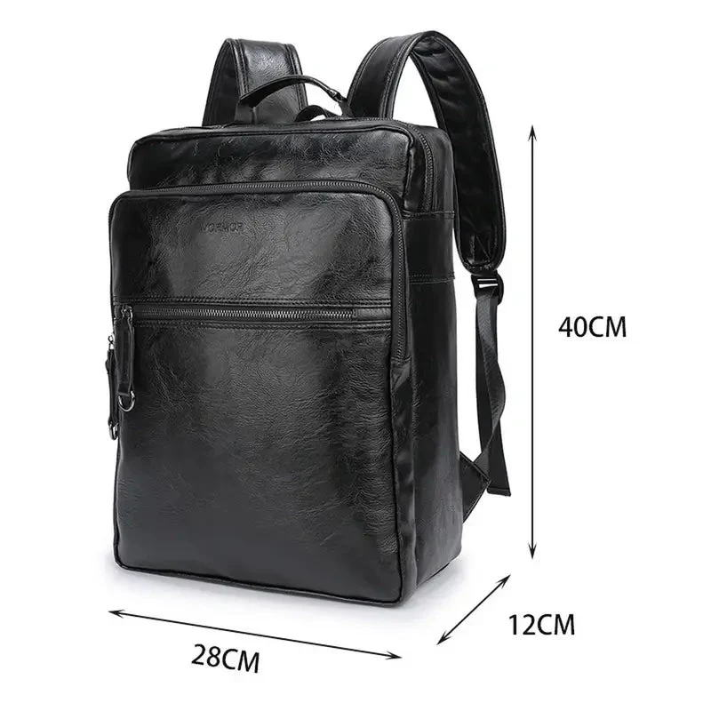 Sac à dos lustré noir - Balthazar