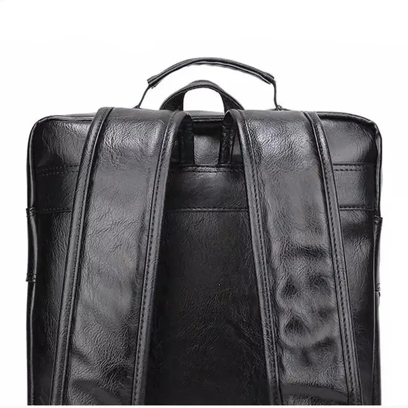 Sac à dos lustré noir - Balthazar
