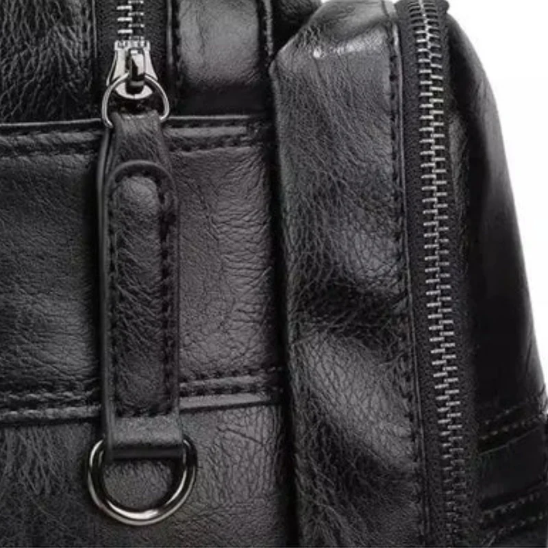 Sac à dos lustré noir - Balthazar