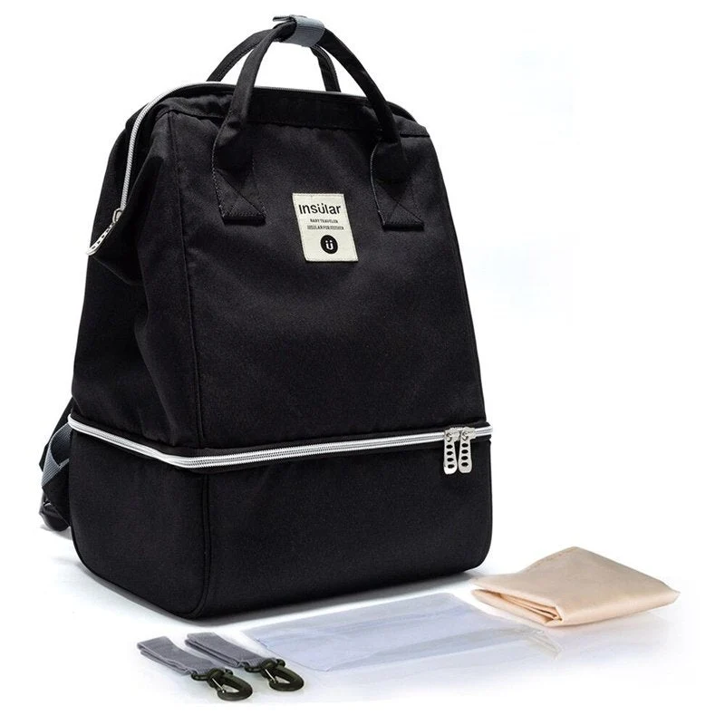 Sac à dos à langer imperméable