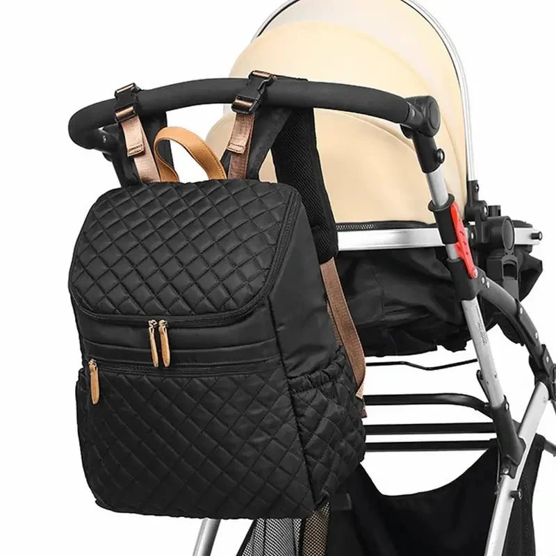 Sac à dos à langer noir