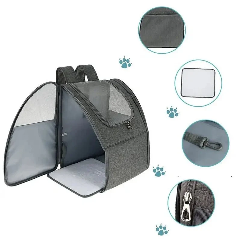 Sac à dos de transport pour chat