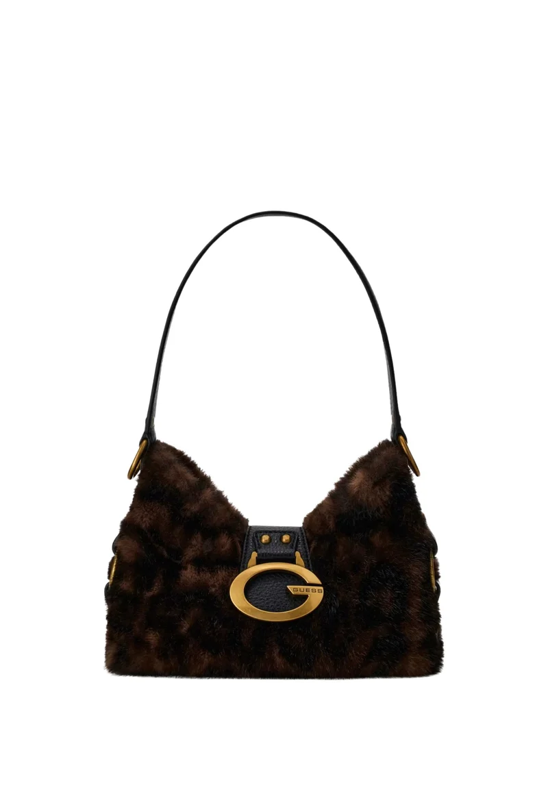 Guess Sac Bandoulière Camden Mini Leopard