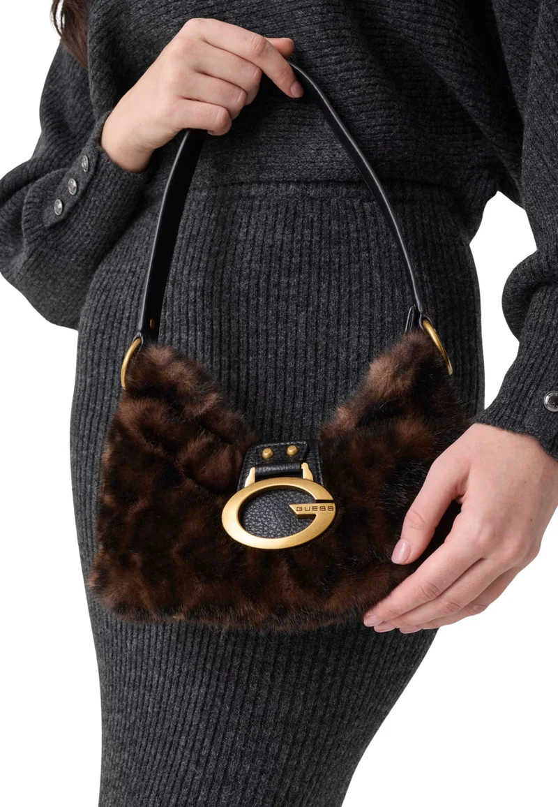 Guess Sac Bandoulière Camden Mini Leopard