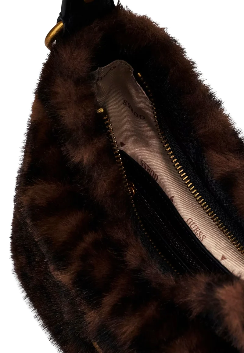 Guess Sac Bandoulière Camden Mini Leopard