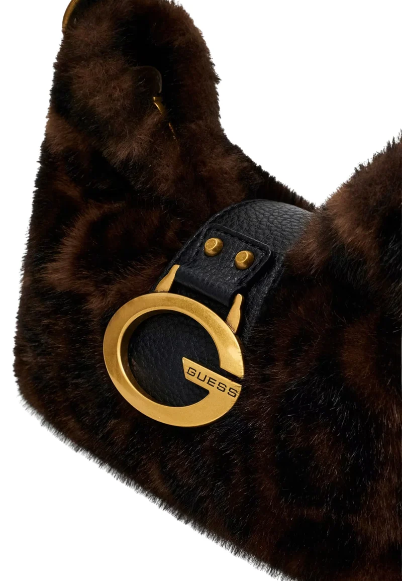 Guess Sac Bandoulière Camden Mini Leopard