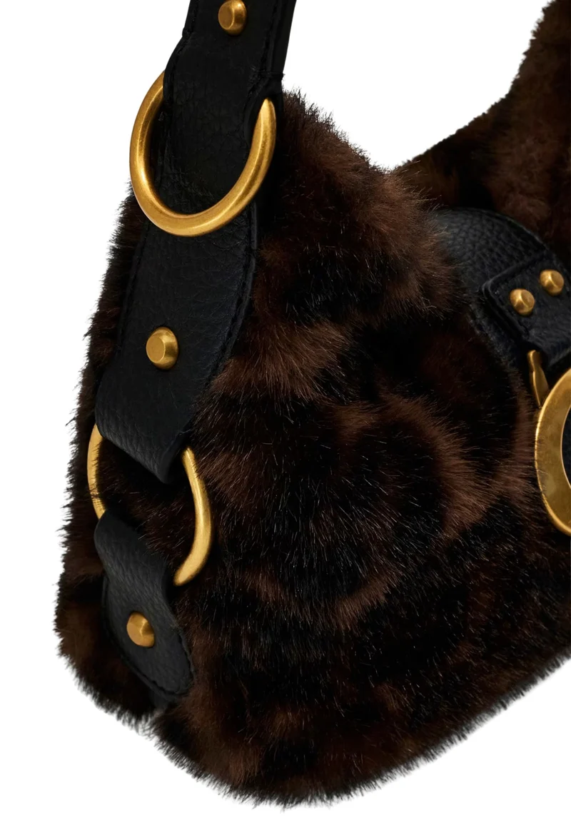 Guess Sac Bandoulière Camden Mini Leopard