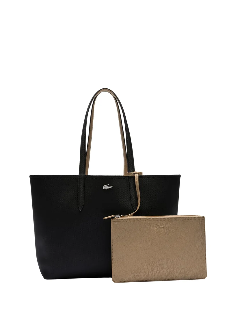 Sac Cabas Anna Femme Lacoste Noir Krema