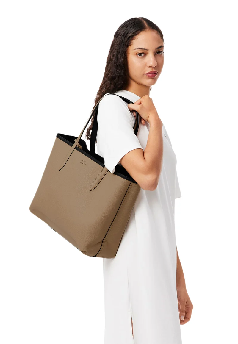 Sac Cabas Anna Femme Lacoste Noir Krema
