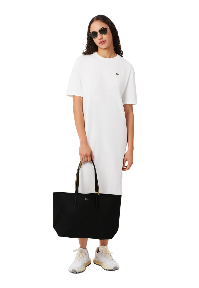 Sac Cabas Anna Femme Lacoste Noir Krema