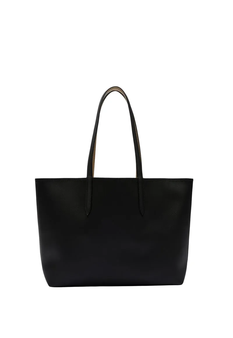 Sac Cabas Anna Femme Lacoste Noir Krema