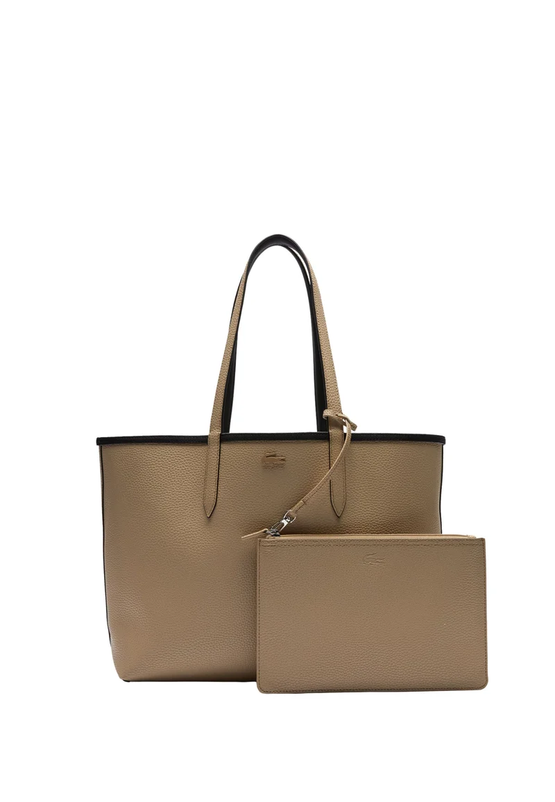 Sac Cabas Anna Femme Lacoste Noir Krema