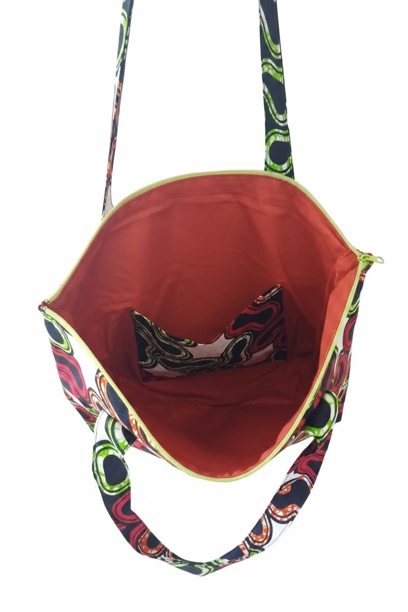 Tote Bag Wax Coton – Imprimé Africain