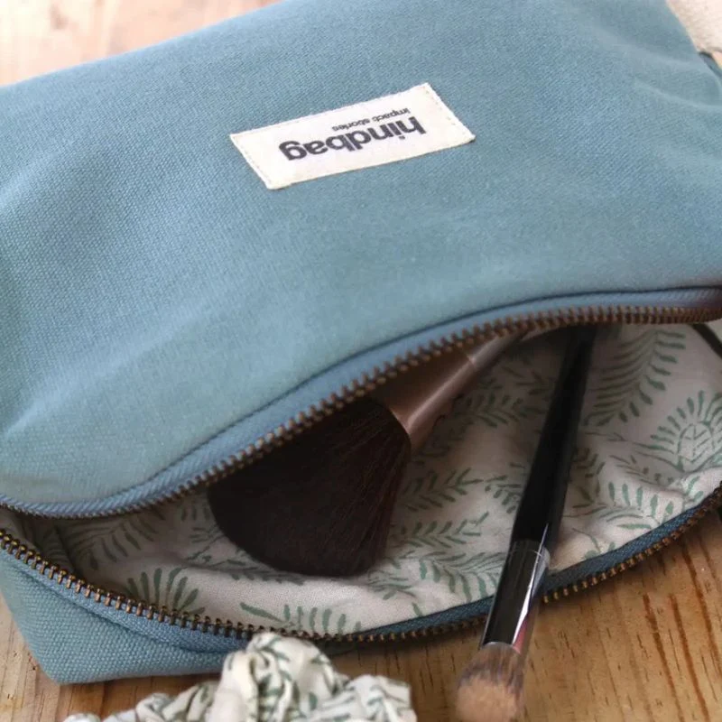 Trousse de toilette Léon coton bio - Hindbag