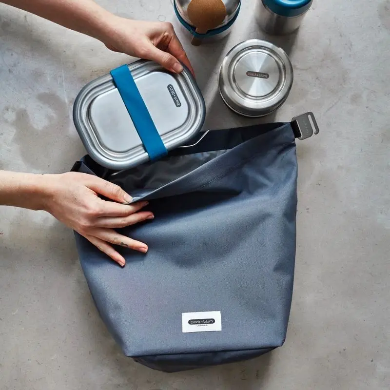 Sac isotherme Lunch Bag roll-top recyclé & étanche - Black & Blum