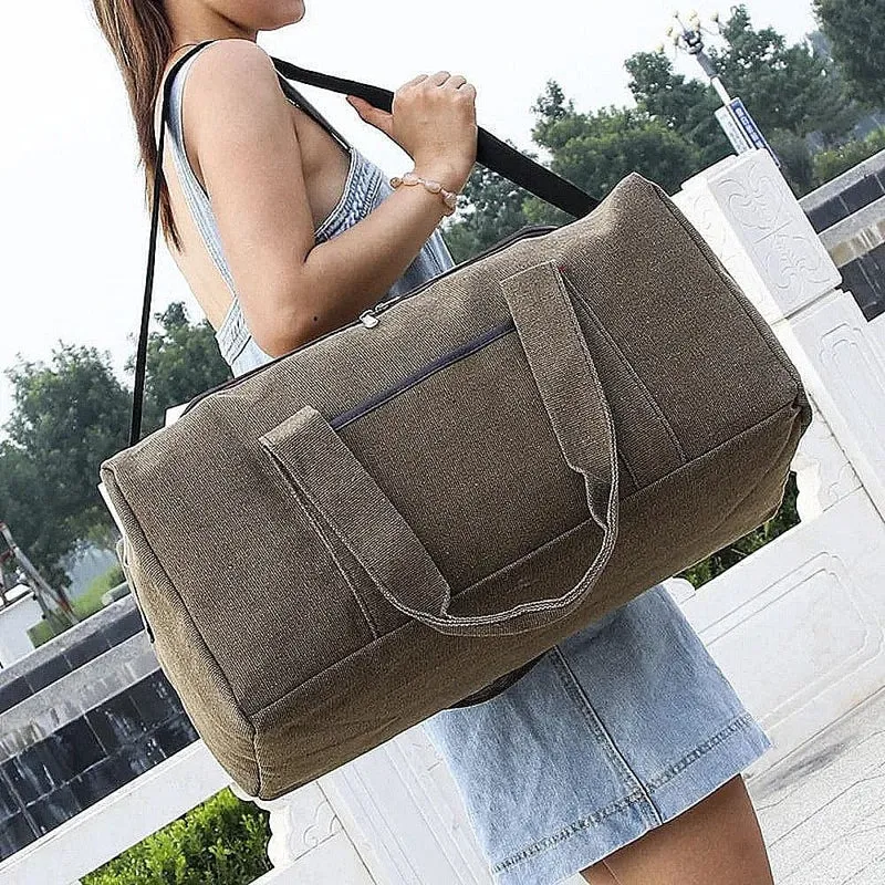 Sac de voyage femme toile