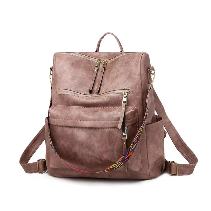 Sac à dos vintage femme lustré - Bérénice
