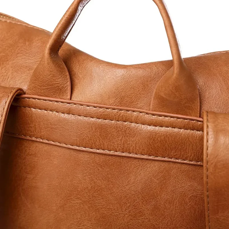Sac à dos vintage femme lustré - Bérénice