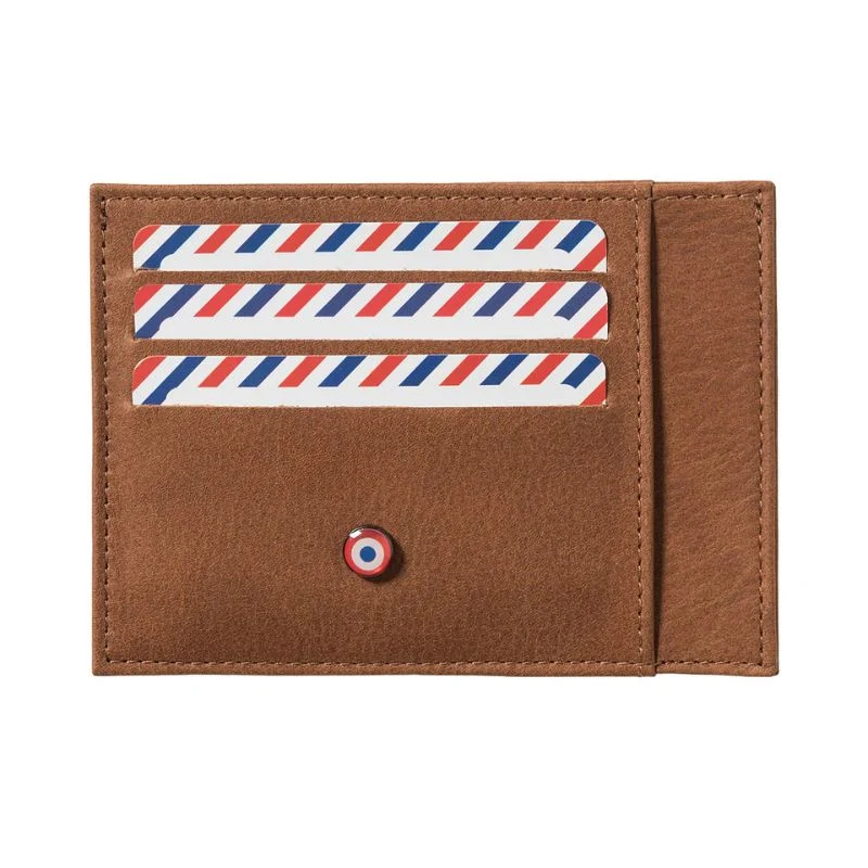 Porte-cartes Paul cuir pleine fleur grand format - Larmorie