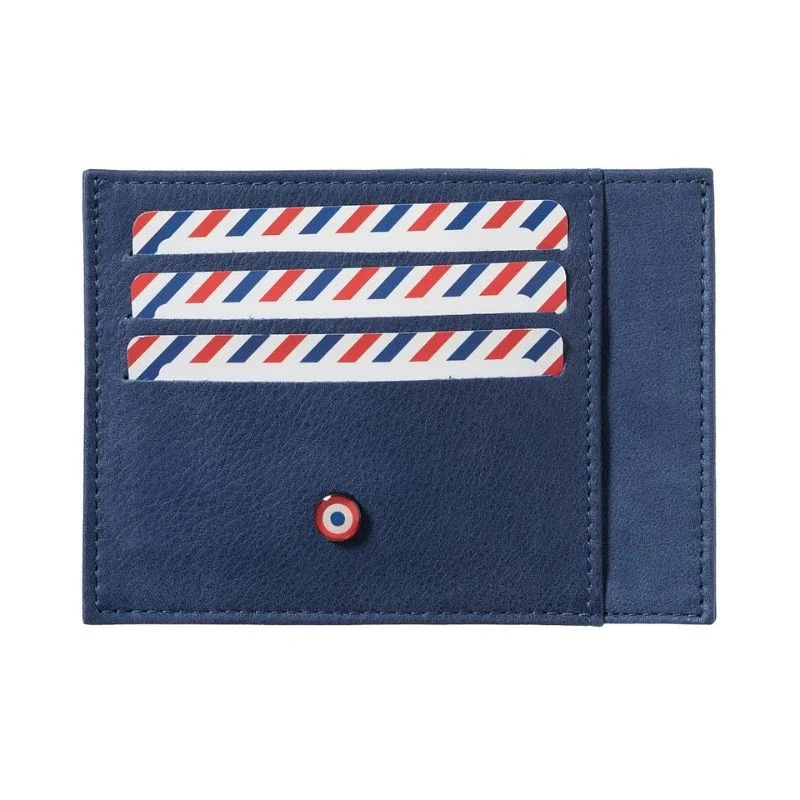 Porte-cartes Paul cuir pleine fleur grand format - Larmorie