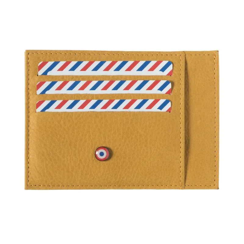 Porte-cartes Paul cuir pleine fleur grand format - Larmorie