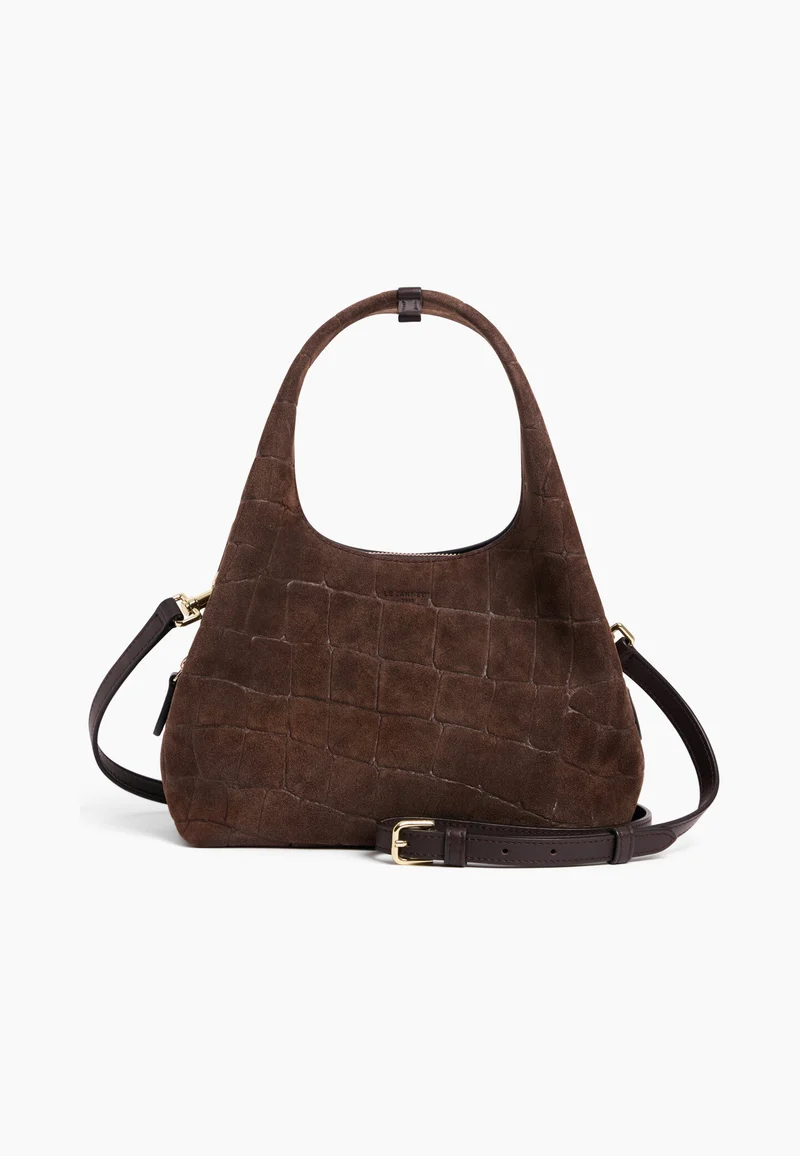 Le Tanneur Petit Sac à main Juliette Cuir Marron Arabica