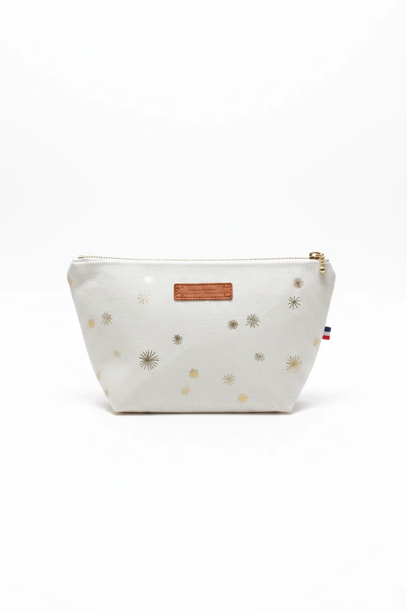 Trousse étoiles dorées – Fait main en France