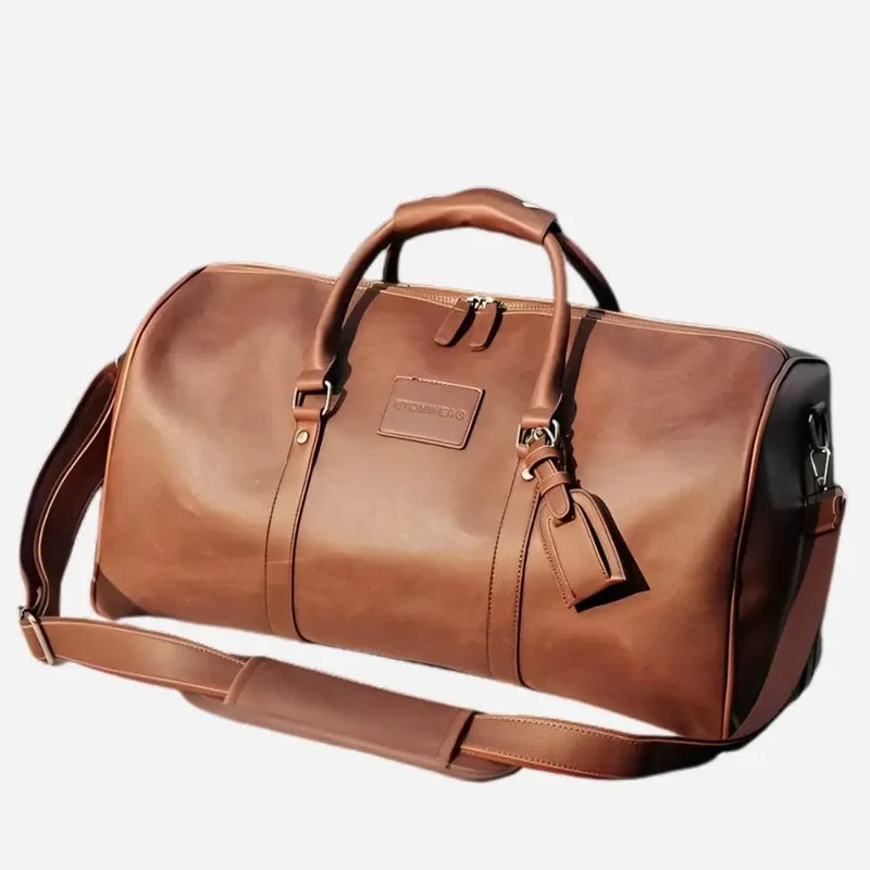 Sac de voyage cuir marron