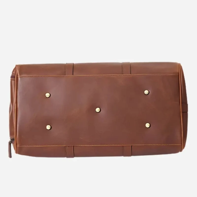 Sac de voyage cuir marron