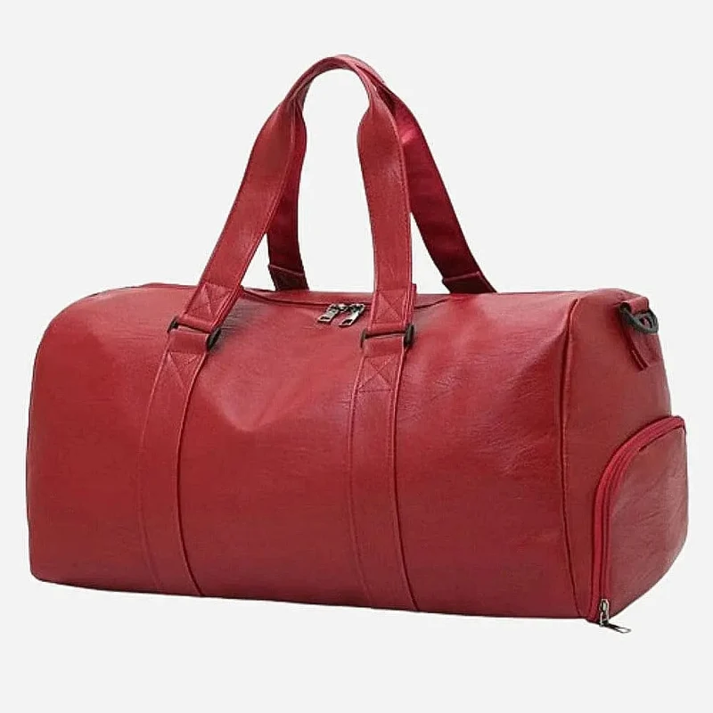 Sac de voyage en cuir vintage femme