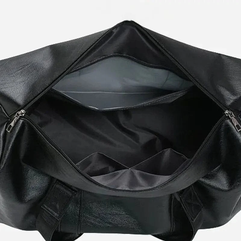 Sac de voyage en cuir vintage femme
