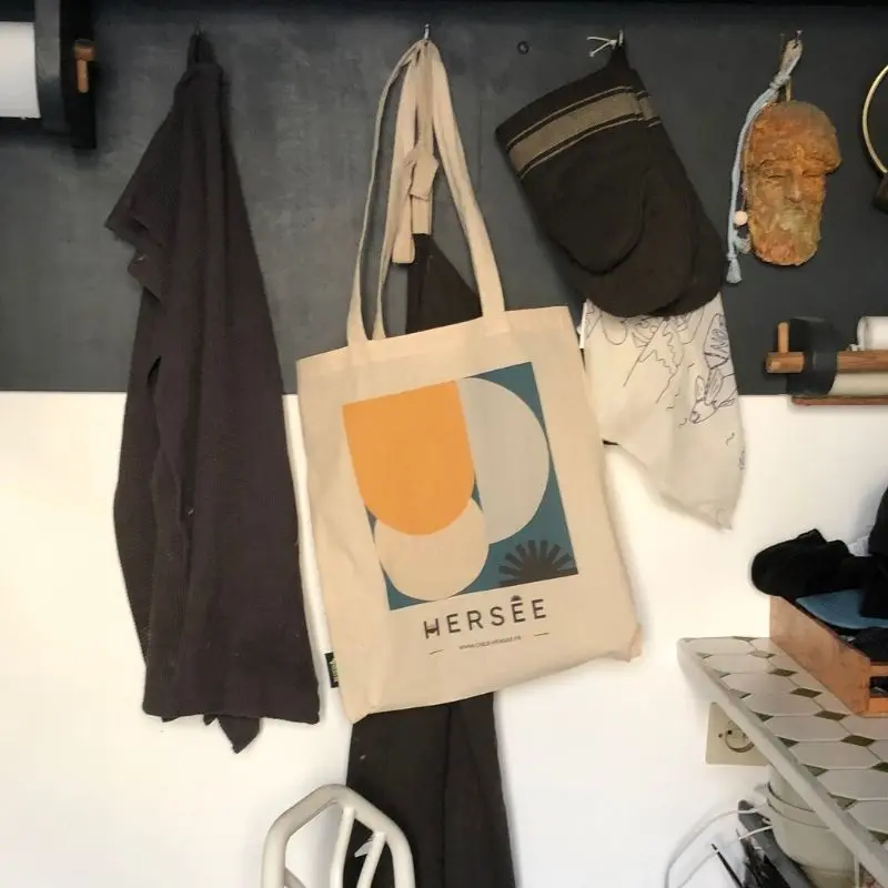 Tote Bag Hersée coton bio