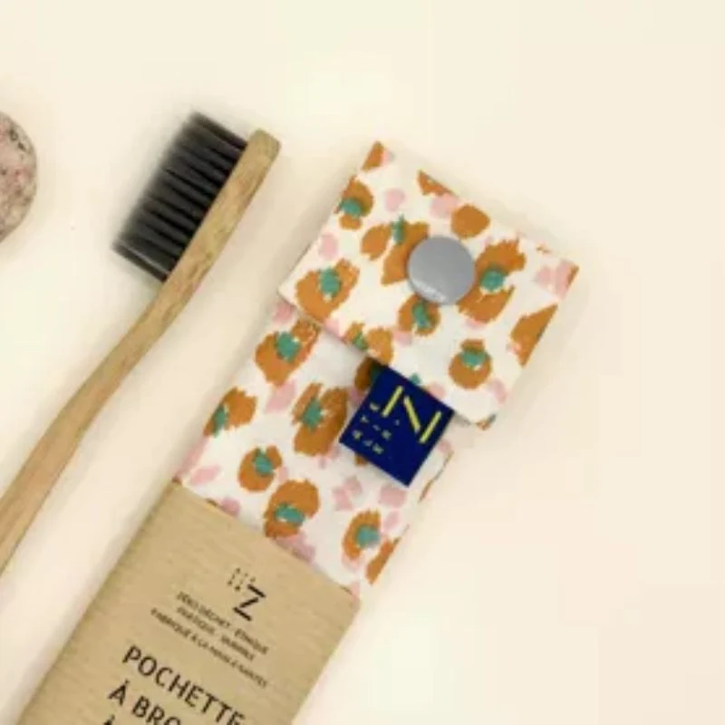 Pochette brosse à dents adulte coton enduit Oeko-Tex – Atelier Z