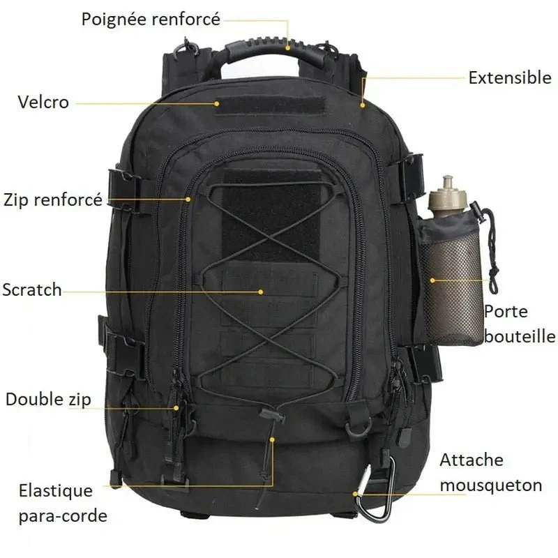 Sac à dos militaire tactique