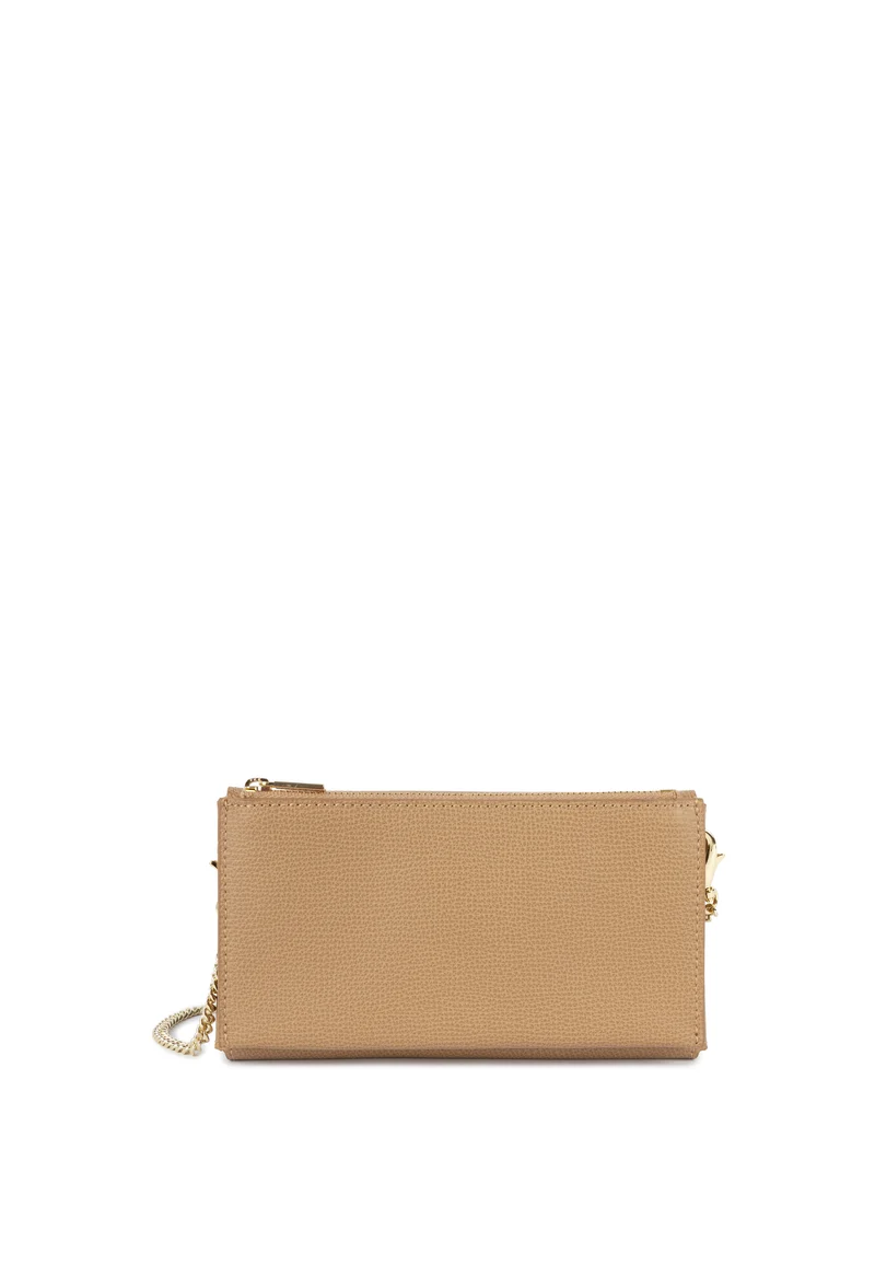 Lancaster Pochette à Rabat Sierra PM Cuir Grainé Sable