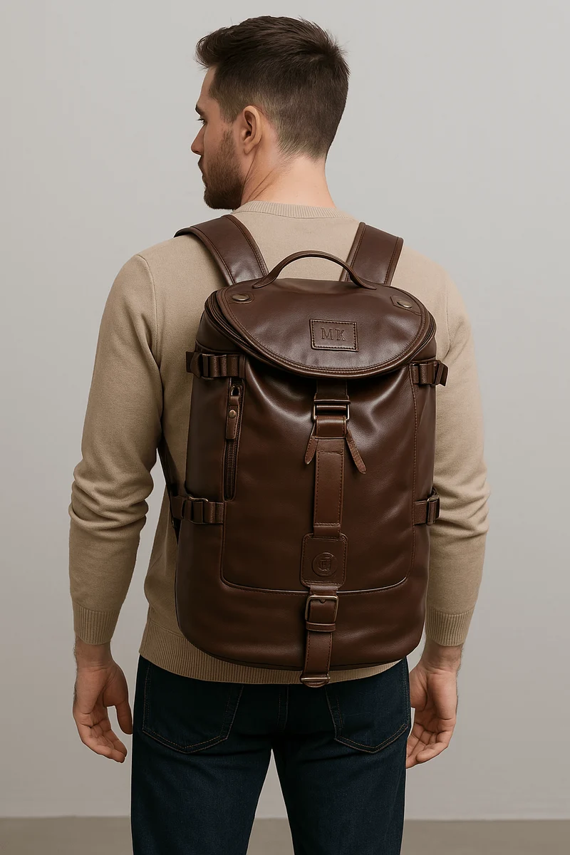 Sac à dos voyage cuir homme