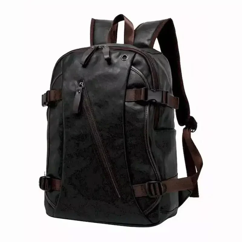 Sac à dos ciré vieilli - Achille