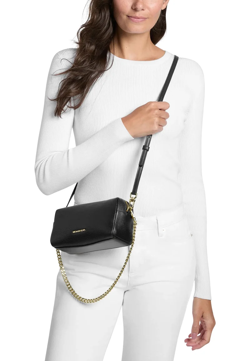 Michael Kors Sac Bandoulière Cuir Bryant Petit Souple Noir