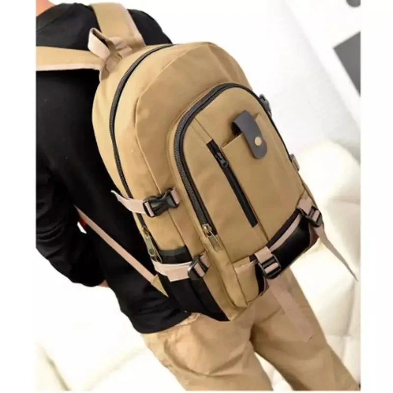 Sac à dos cartable homme en toile