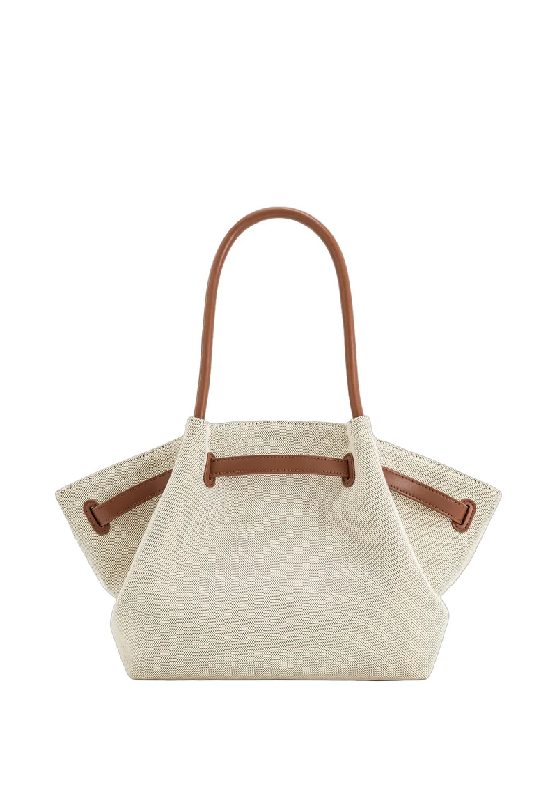 JW PEI Cabas Hana Large en Toile Brown Canvas