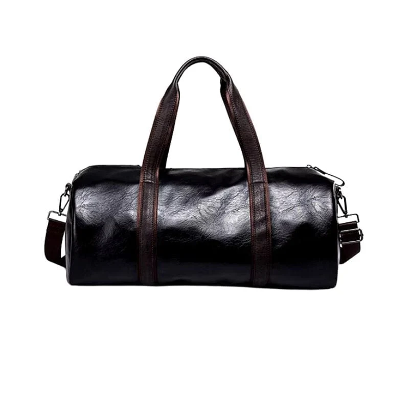 Sac de voyage cuir noir