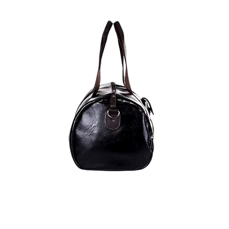 Sac de voyage cuir noir