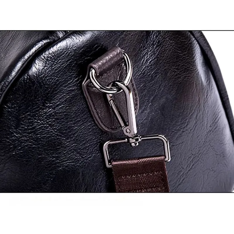 Sac de voyage cuir noir