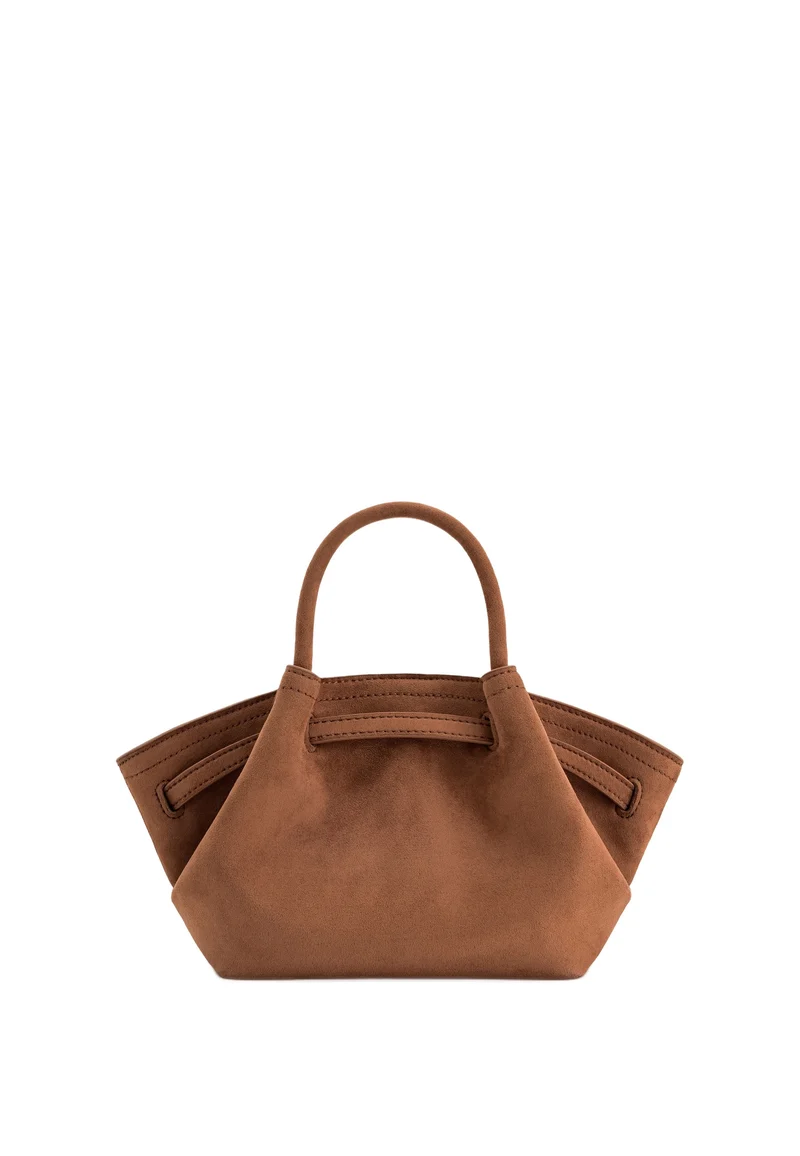 JW PEI Cabas Hana Mini Faux Suede Brown