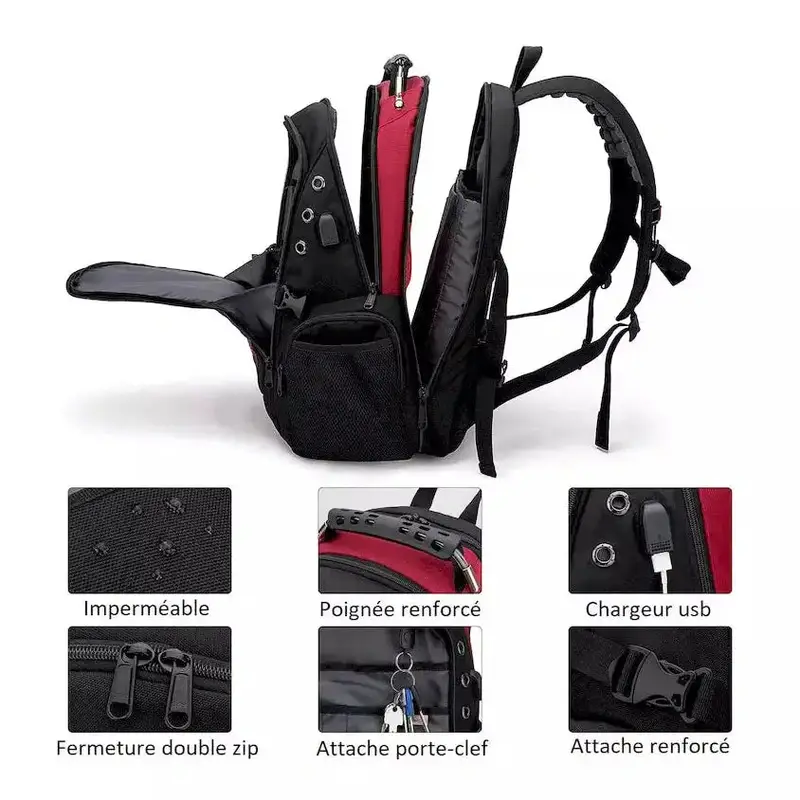 Cartable homme multifonction