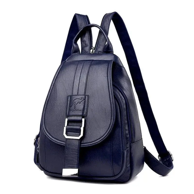 Petit sac à dos femme satiné à boucle - Sidonie