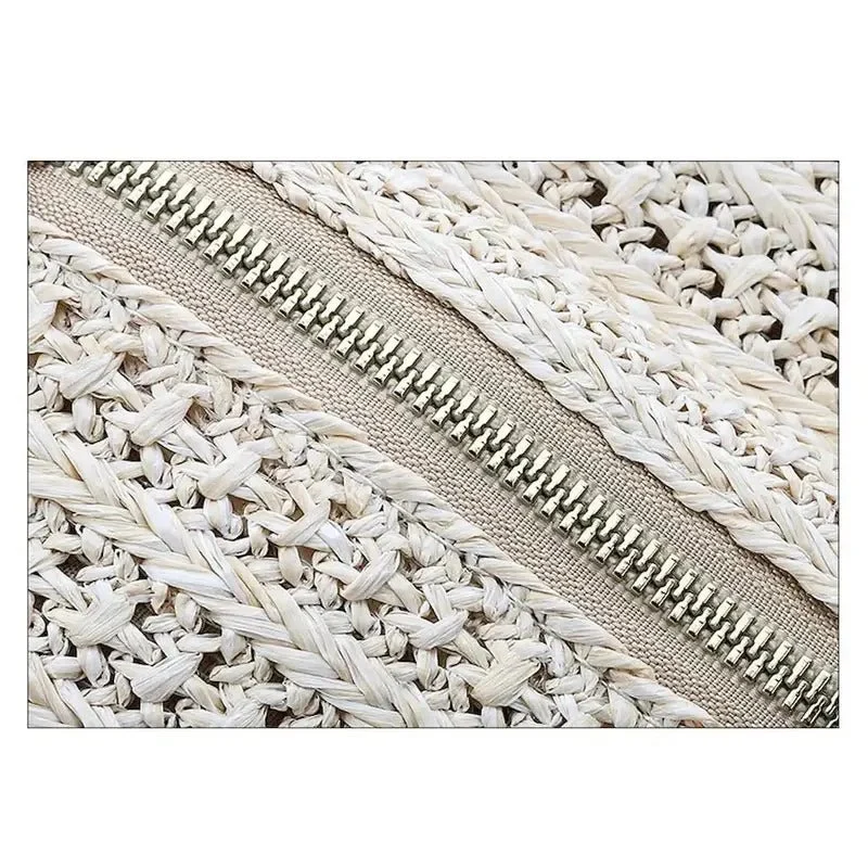 Petit sac à dos femme de plage en paille