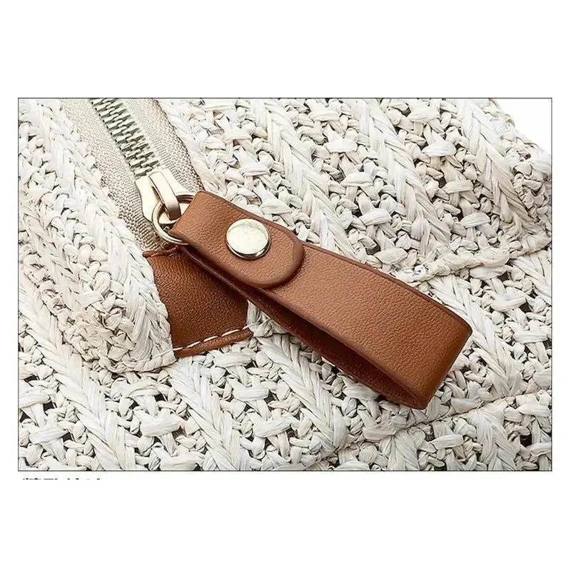 Petit sac à dos femme de plage en paille
