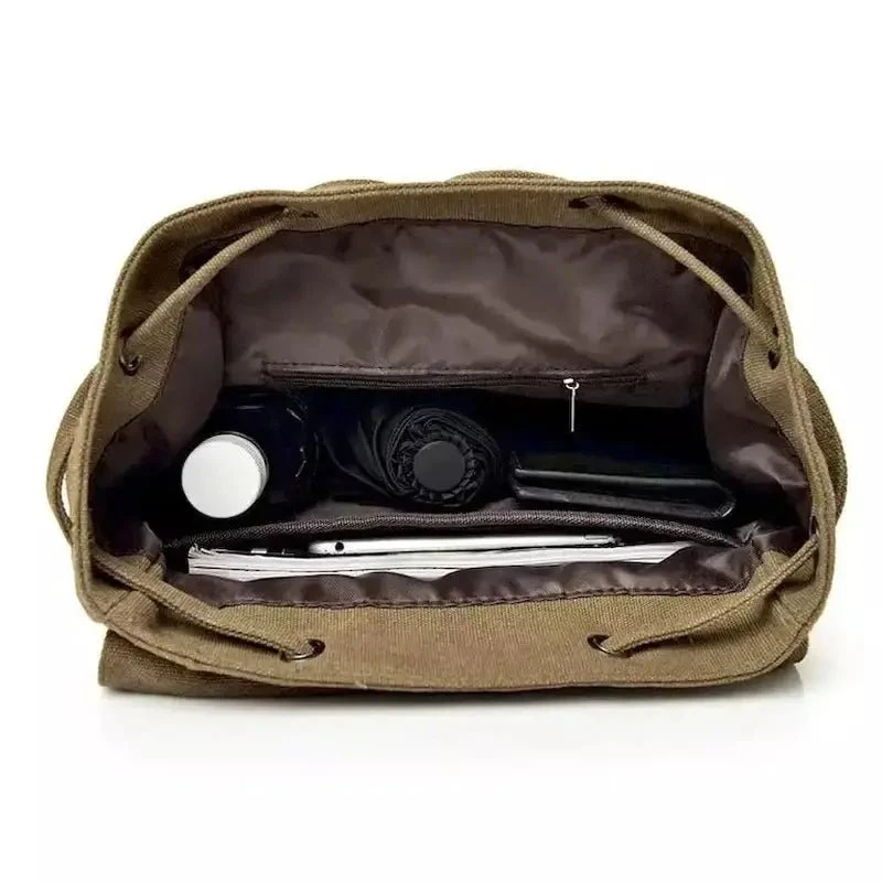 Cartable homme en toile canvas