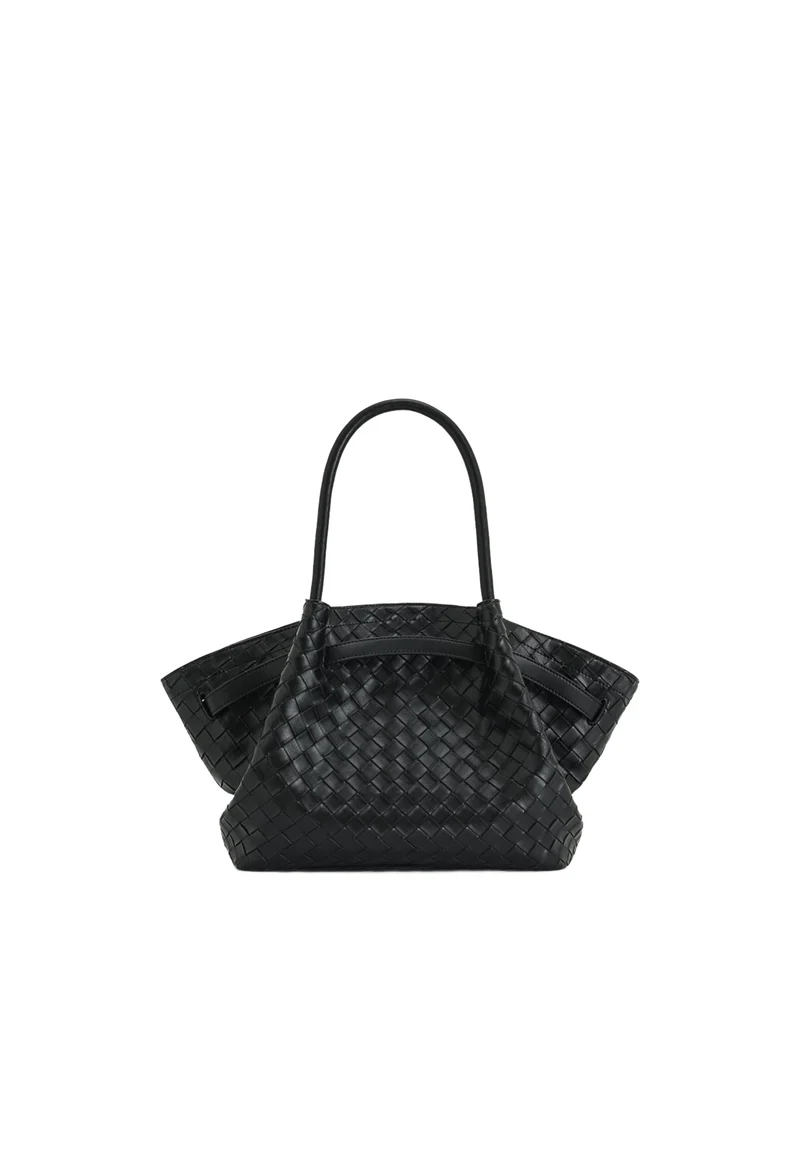 JW PEI Cabas Hana Medium Woven Black